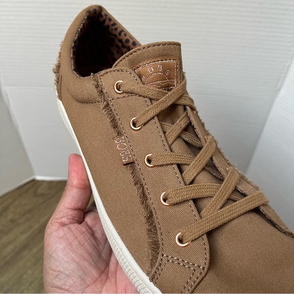 BOBS from Skechers Wide Fit Memory Foam Chestnut Brown Sneakers Size 11 - Picture 10 of 11